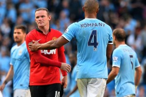  曼城德比大战三球完胜曼联  